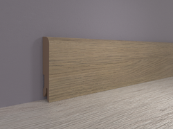 Плинтус МДФ ламинированный Лука Пл 80 МДФ.2400.24017 дуб серф серый 16x80х2400 мм