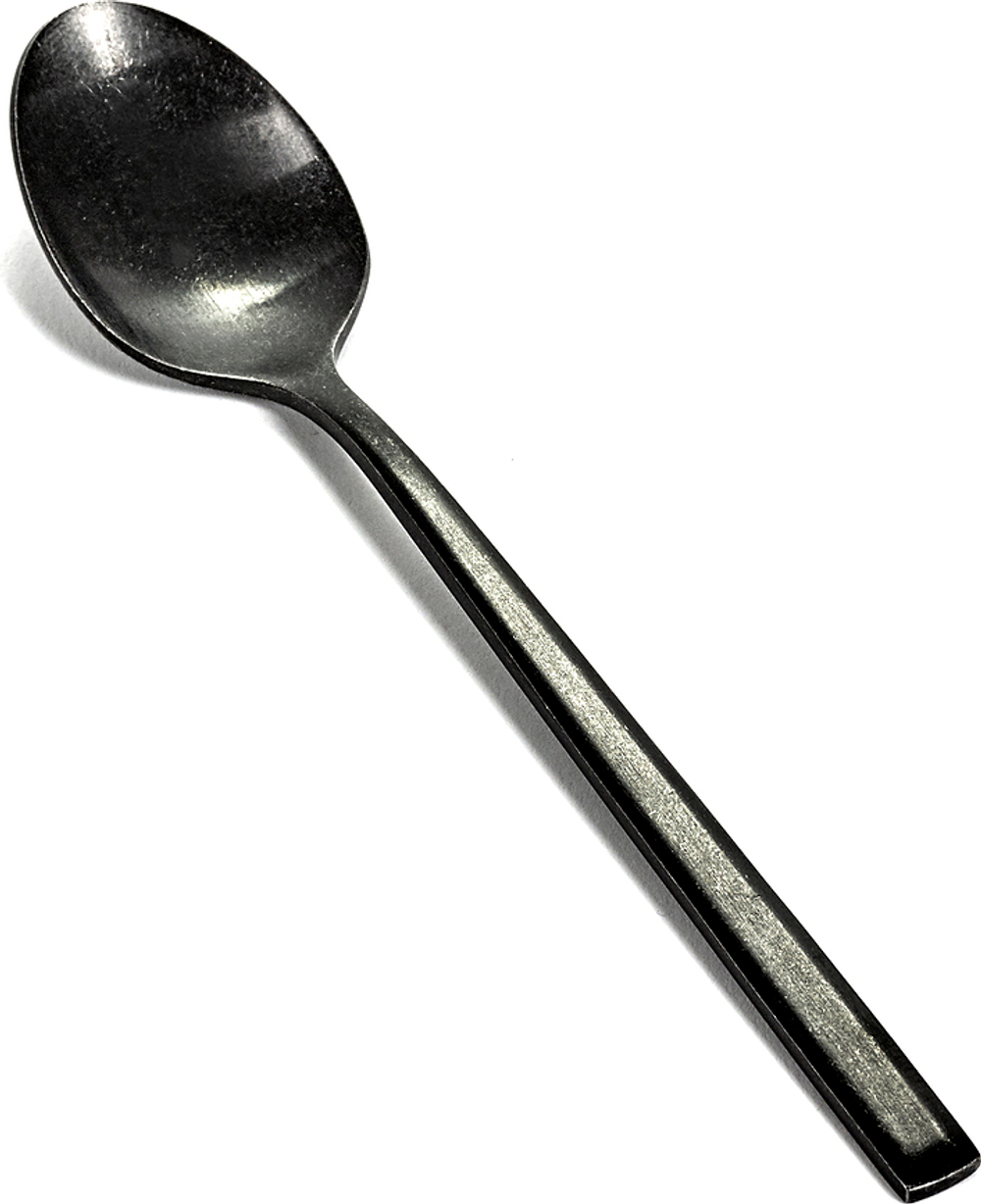 Чайная ложка Serax, Pure, нержавеющая сталь, чёрная