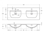 Тумба с раковиной BelBagno UNO 120 Bianco Opaco