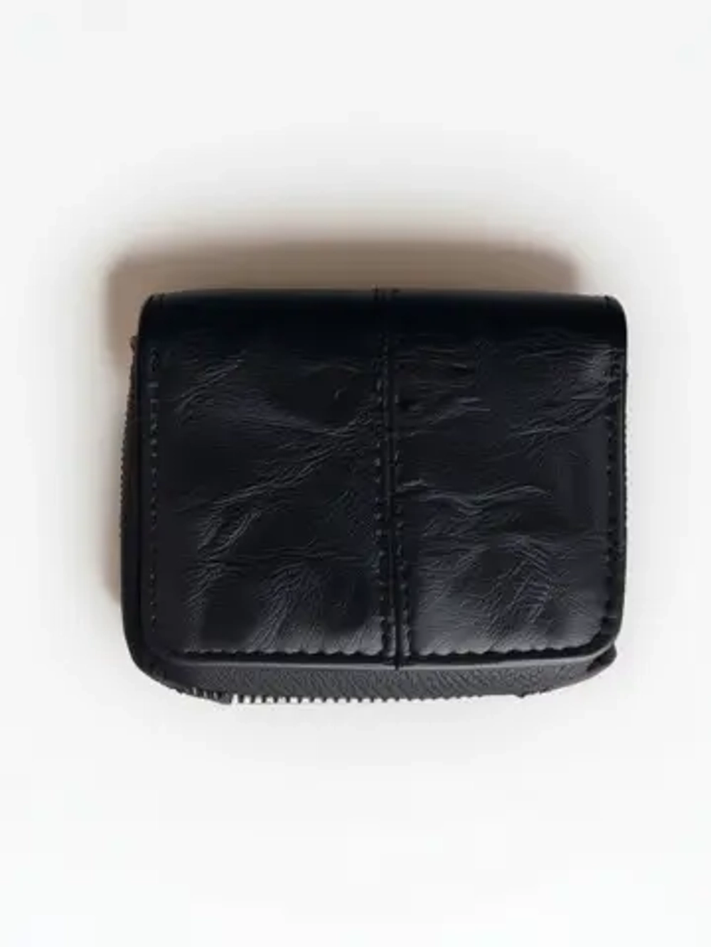 Мужской кошелек-портмоне QOZA, черный