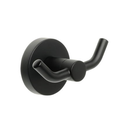 Крючок двойной FIXSEN "COMFORT BLACK" черный FX-86005A