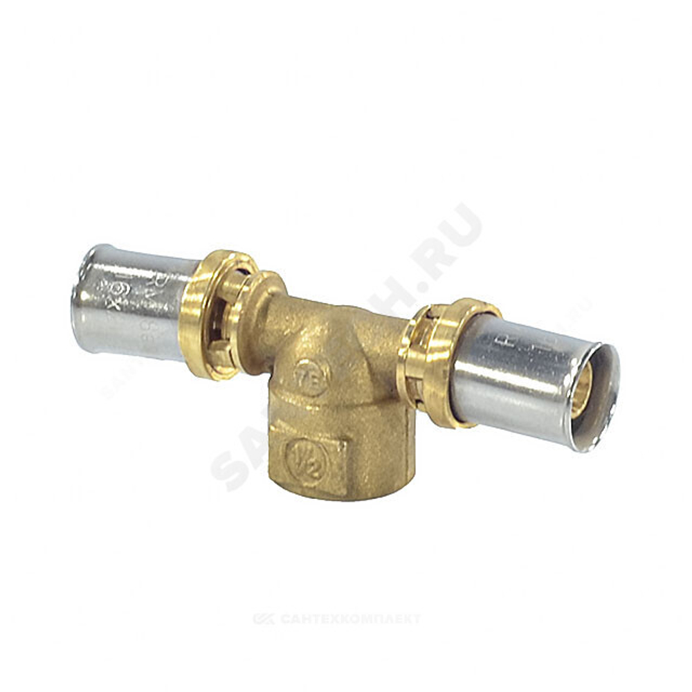 Тройник для МП/PE-X труб латунь пресс Дн 32х3/4"х32 ВР RM154 Giacomini RM154Y050