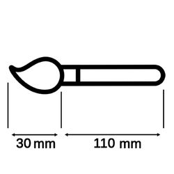 Irisk Кисть для маски и парафин, средняя 2
