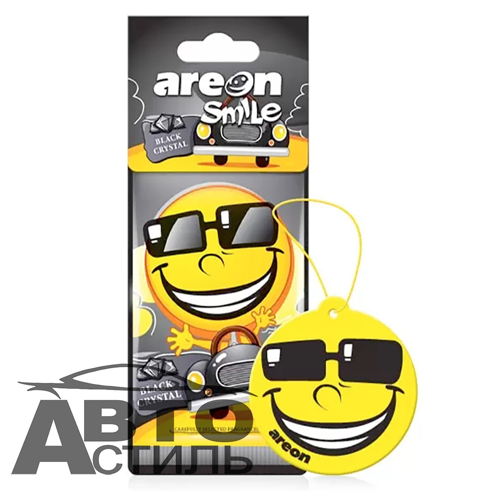 Ароматизатор сухой AREON Смайл - Черный Лед