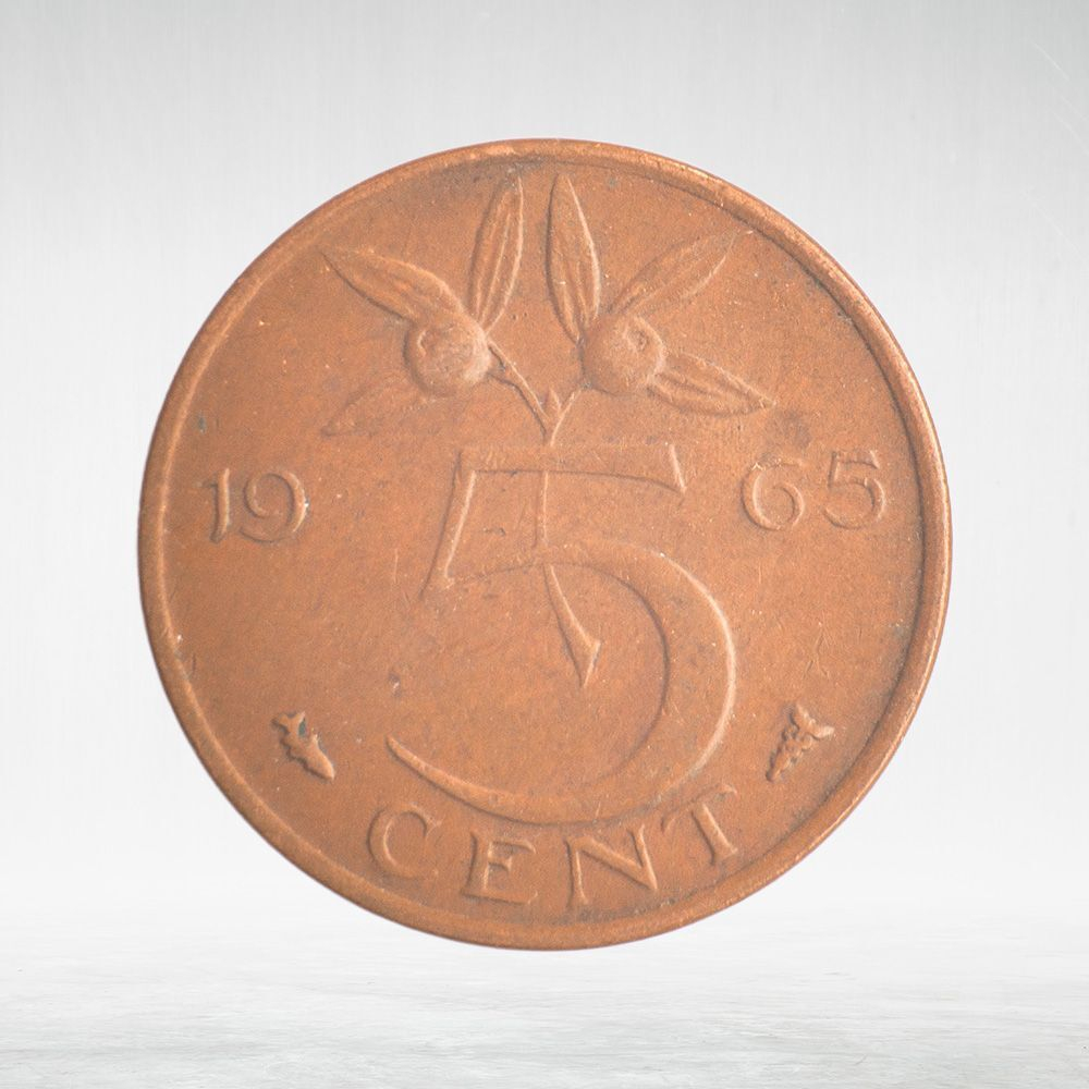 Netherlands, 5 Cents - Juliana, 1965, VF
