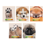 Тетрадь А5 48л клетка "Осторожно, щеночки" (Эксмо)