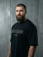 Футболка оверсайз хлопковая мужская LEGENDA Logo Сильный духом