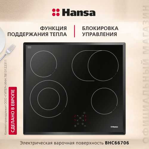Электрическая панель Hansa BHC66706