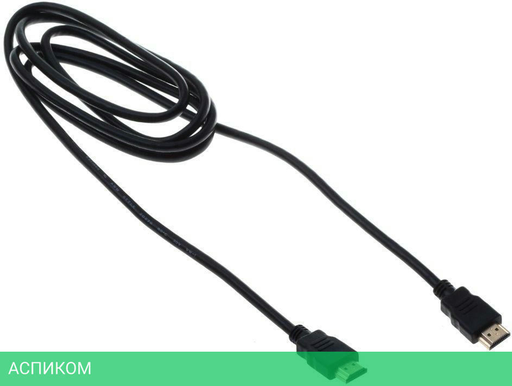 Кабель Buro HDM 1.4 HDMI (m)-HDMI (m) 1.8м черный (BHP RET HDMI18)