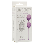 Фиолетовые вагинальные шарики 3,7см Lola Games Love Story One Thousand and One Nights Violet Fantasy 3004-05Lola