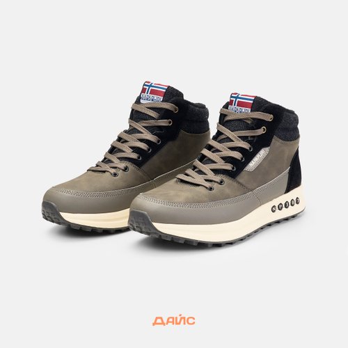 Ботинки Napapijri Slate Suede City Boots артикул:NA4HVFGF2 - купить в магазине Дайс