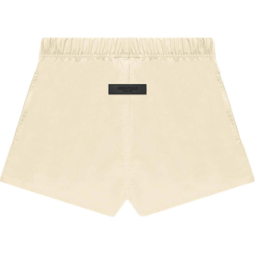 Шорты Fear of God Essentials FW22 Nylon Running Shorts Egg shell Logo, FOG-FW22-0792