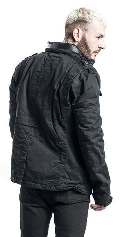 Brandit Britannia Winter Jacket black hinten