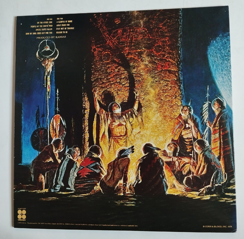 Винтажная виниловая пластинка LP Kansas Monolith (Japan 1979) (Obi)