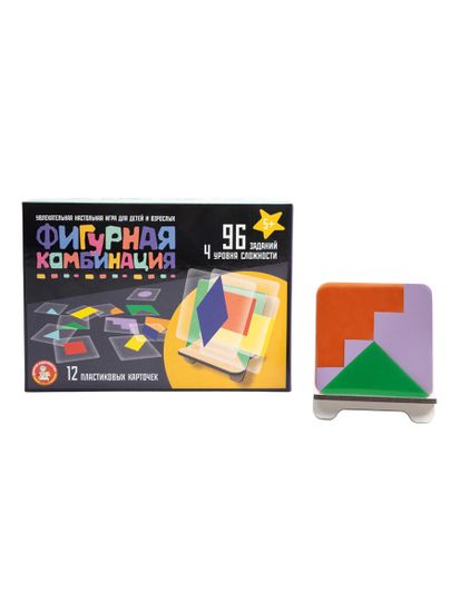 Игра настольная "Фигурная комбинация" (96 заданий)