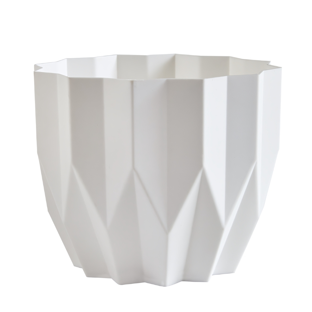 Кашпо "Геометрия" (2,2л.) Цв. Белый