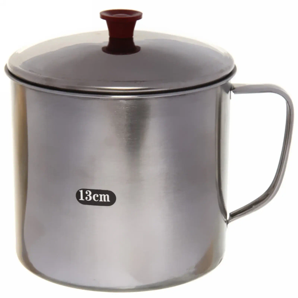 Кружка из металла с крышкой d13см 1200 мл