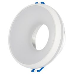 Встраиваемый светильник декоративный ЭРА DK100 WH MR16 GU5.3 белый | Декоративные встраиваемые светильники