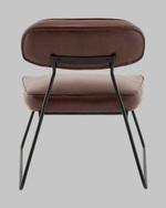 Кресло Kate new ткань экокожа бордово-коричневый