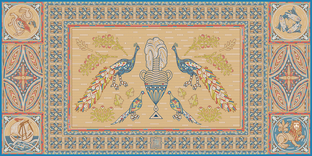 Палантин «Мозаика Херсонеса»