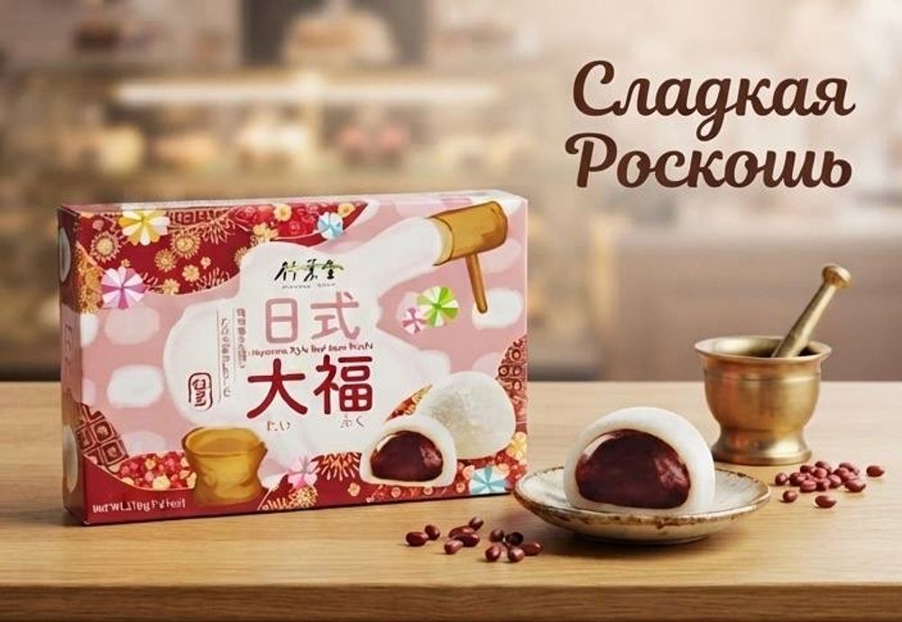 Моти с начинкой адзуки Япония