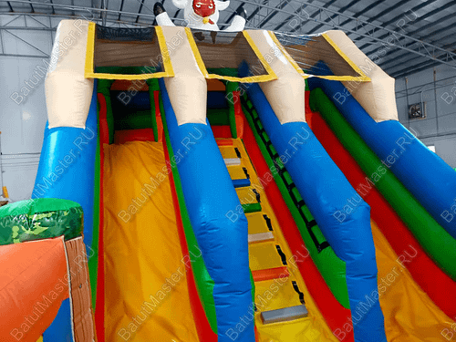 Коммерческий батут "Фермерские зверята"