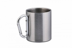 Кружка из нержавеющей стали с карабином