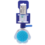 Расческа массажная детская «ФРАТТИ БУМ», единорожек Марли, форма лапка, 16*8см (блистер Ультрамарин)