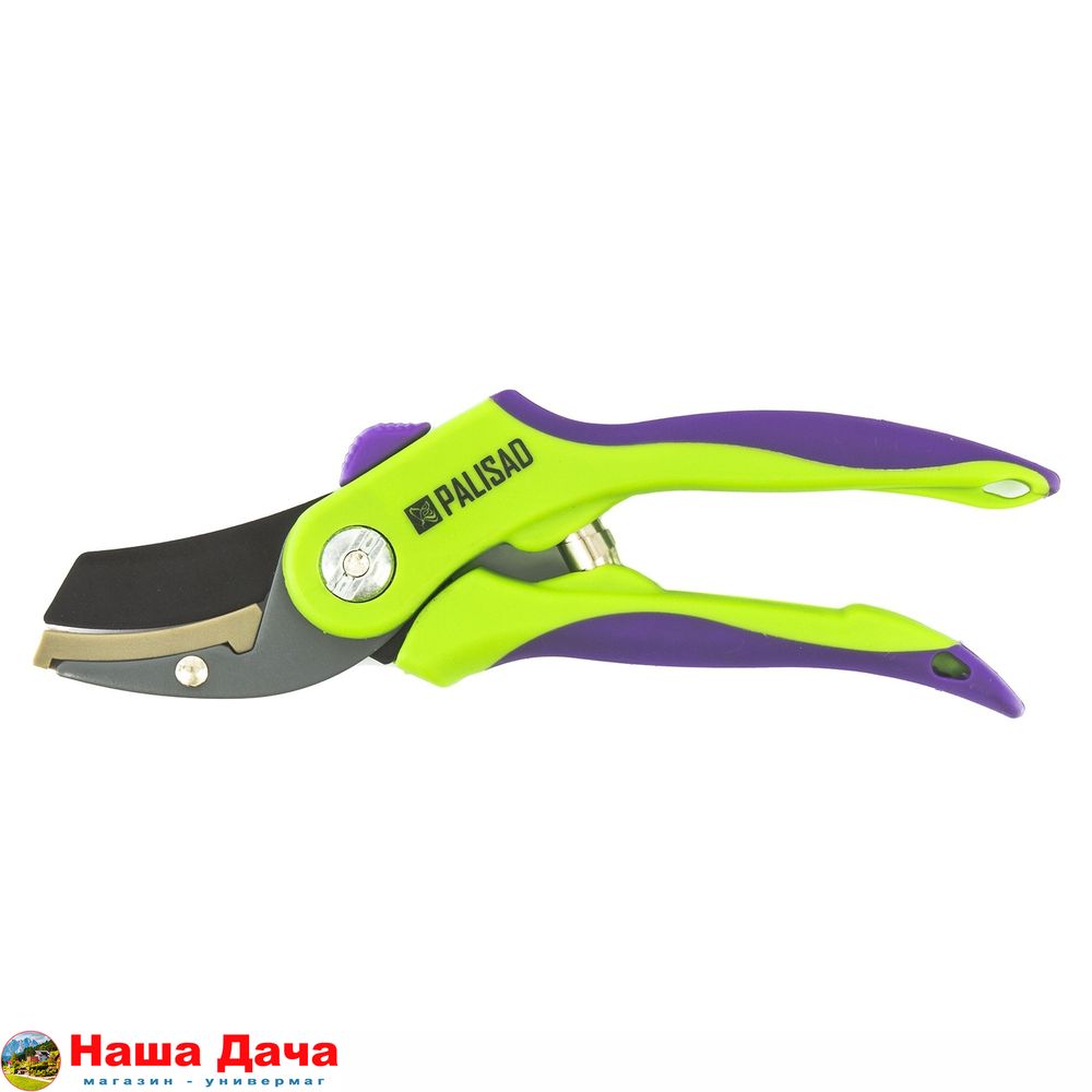 Секатор с наковальней, 200 мм, двухкомпонентные рукоятки, Palisad