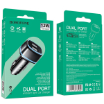 Автомобильное З/У USB Borofone BZ14 (2USB/12W)