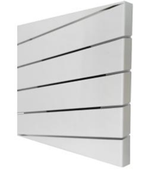 Решетка на магнитах RDP-200 белая (под трубу d 150мм, габарит 200х200мм)