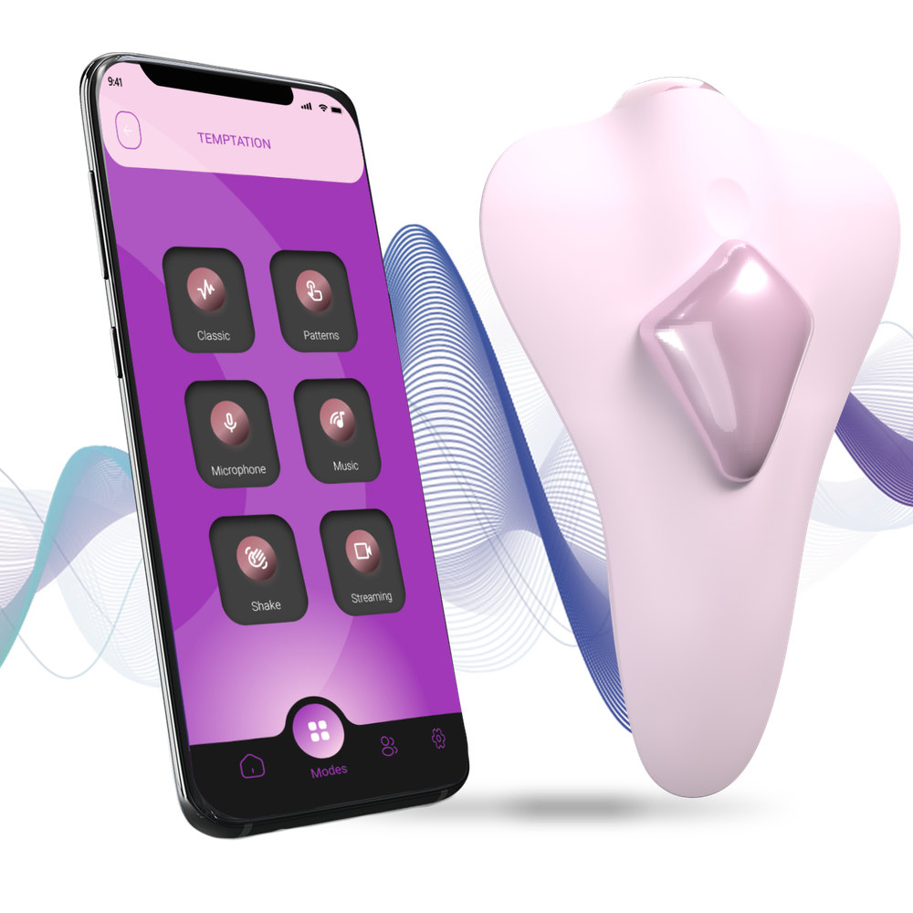 Вибратор в трусы Temptation + APP 40691AL