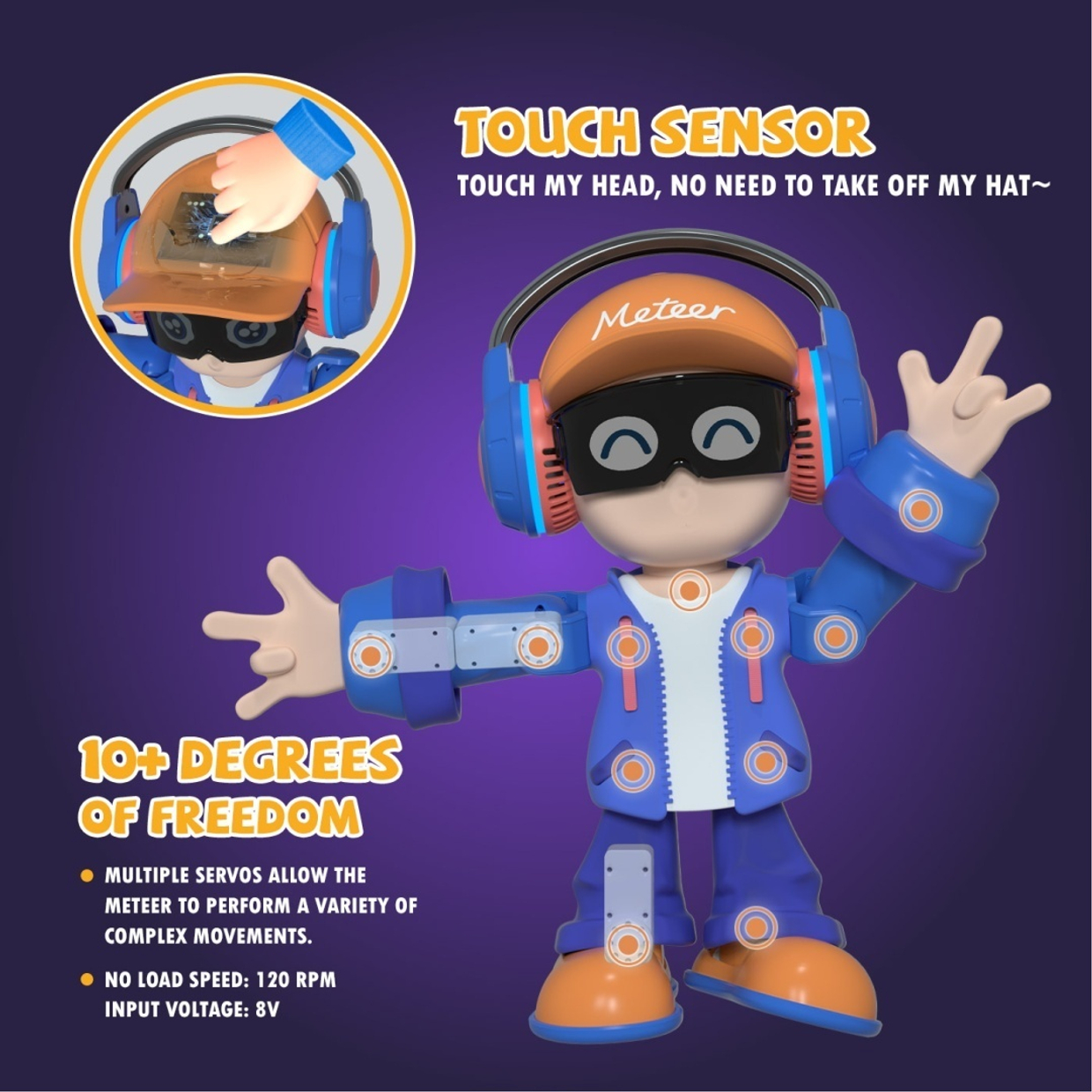 Meteer: твой умный робот-танцор, который оживляет любую комнату