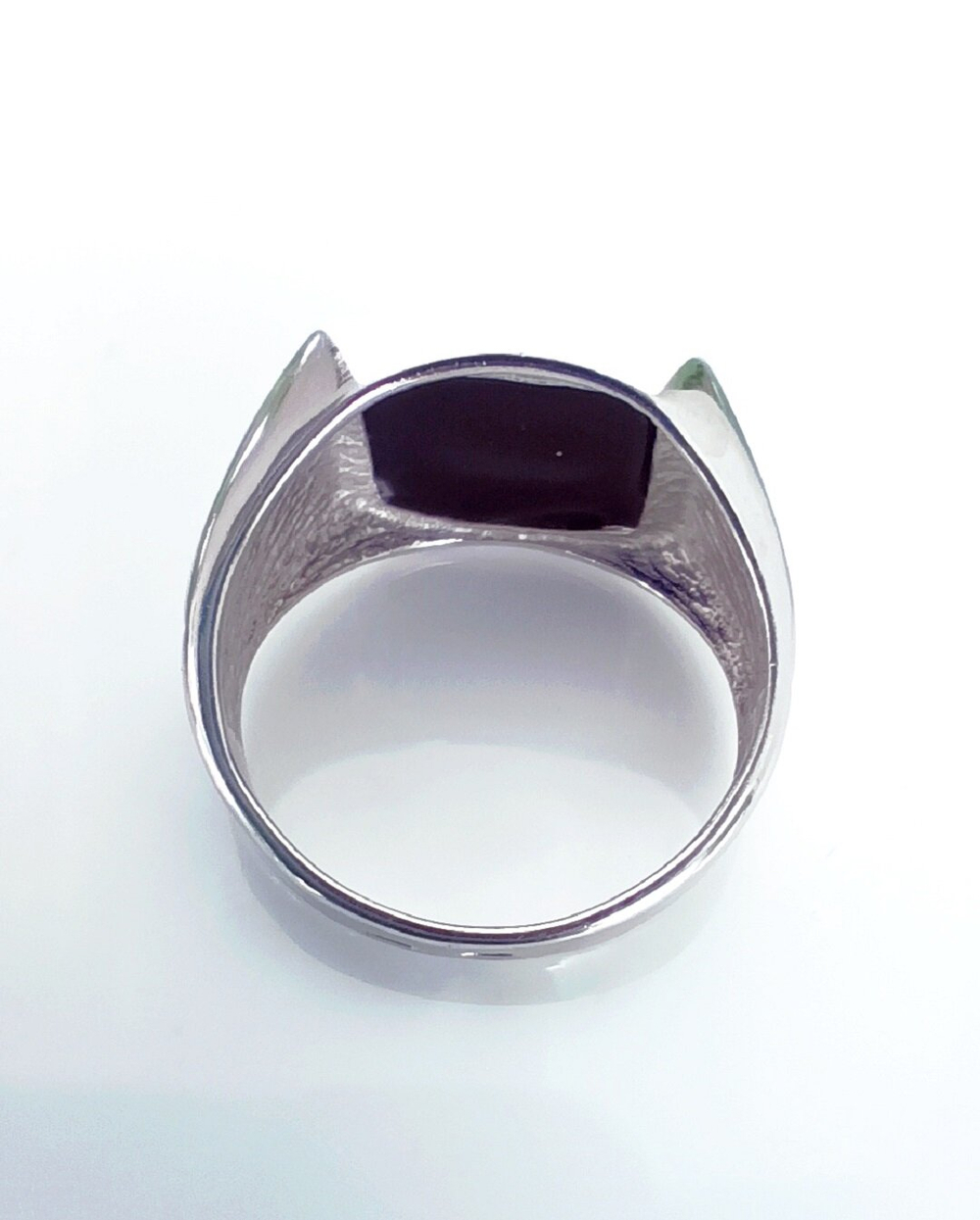 Печатка Эстерелла, родированное серебро 925 пробы, с ониксом/Ф