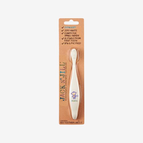 Jack N"Jill Органическая биоразлагаемая зубная щетка обезьяна.
