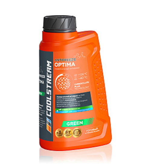 Антифриз готовый Coolstream Optima Green зелёный (1кг)