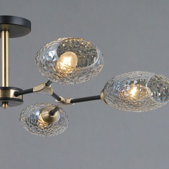 IL0272-6CSQ-25 BK AB TRENTO светильник потолочный