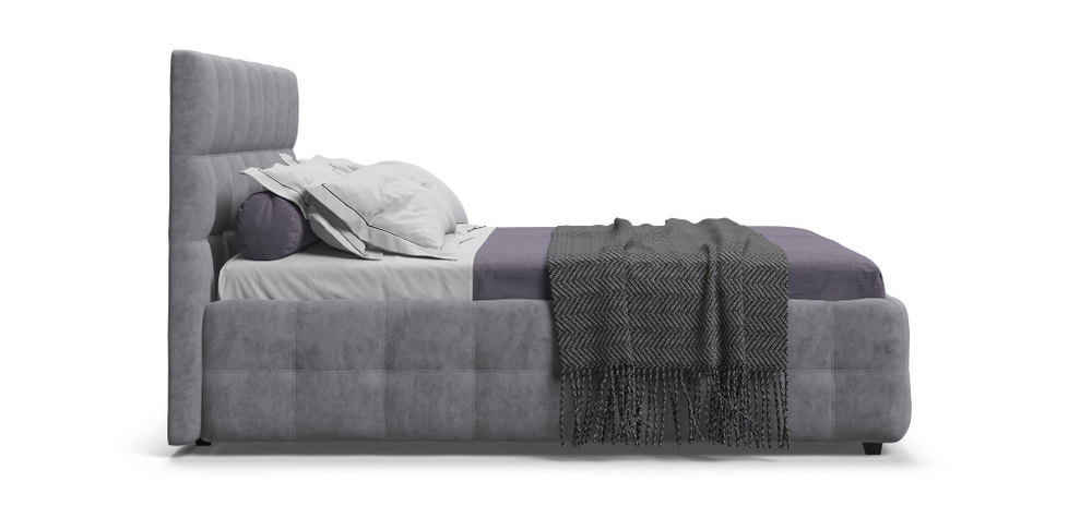 Босс Кровать+ПМ 160 Велюр Роял агат