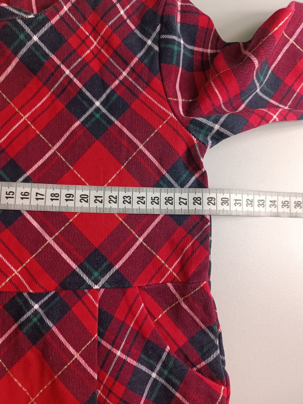 Платье в яркую клетку на 3-4 года