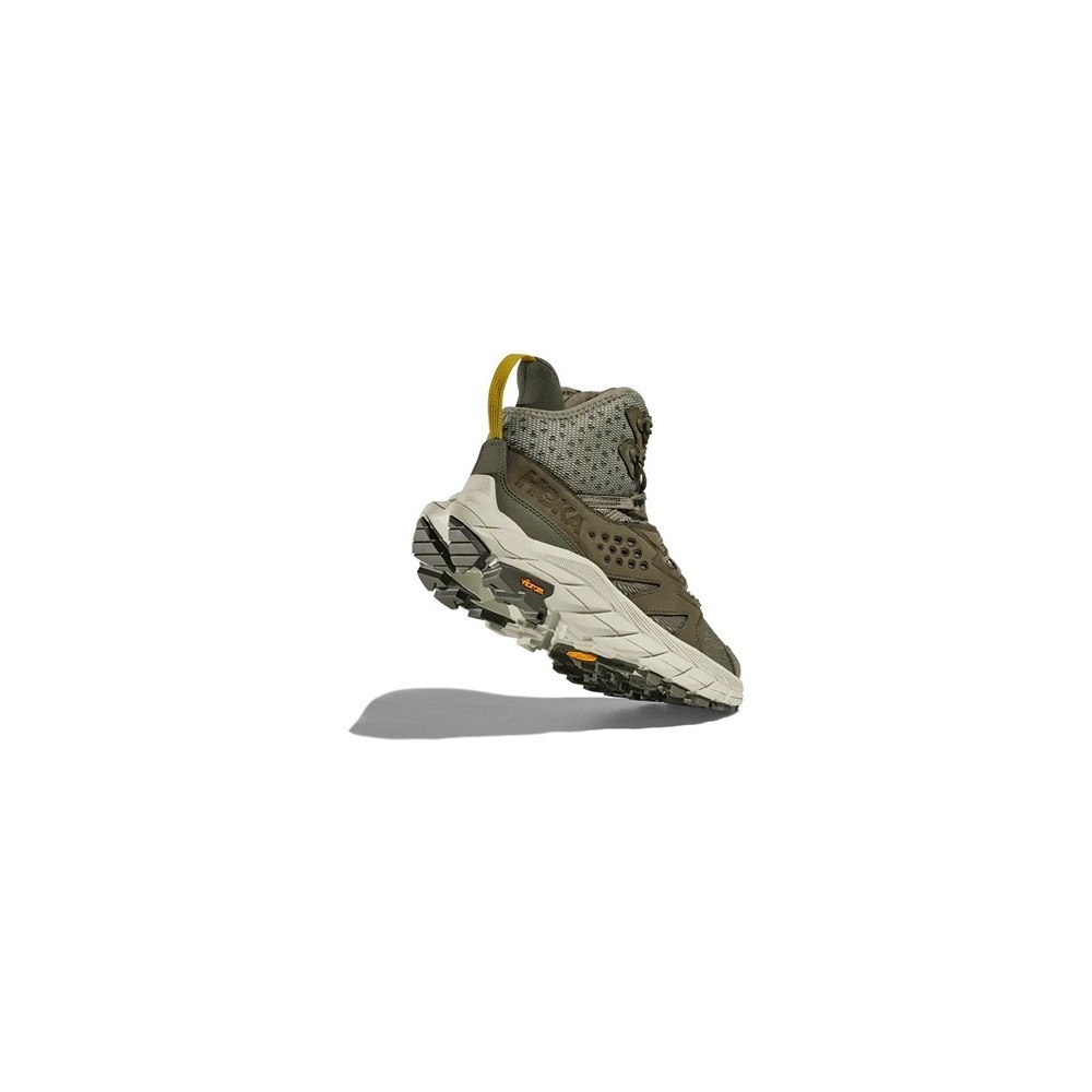 Кроссовки мужские HOKA M ANACAPA BREEZE MID Olive Haze / Celadon