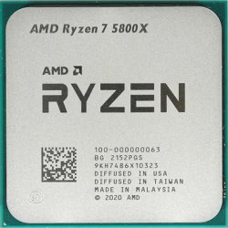 Процессор CPU AMD Ryzen 7 5800X OEM (100-000000063) (3,80GHz, Turbo 4,70GHz, Without Graphics AM4)