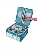 Аптечка домашняя 34х34х16 (голубая)