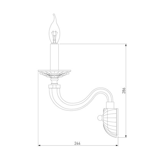 338/1 / настенный светильник