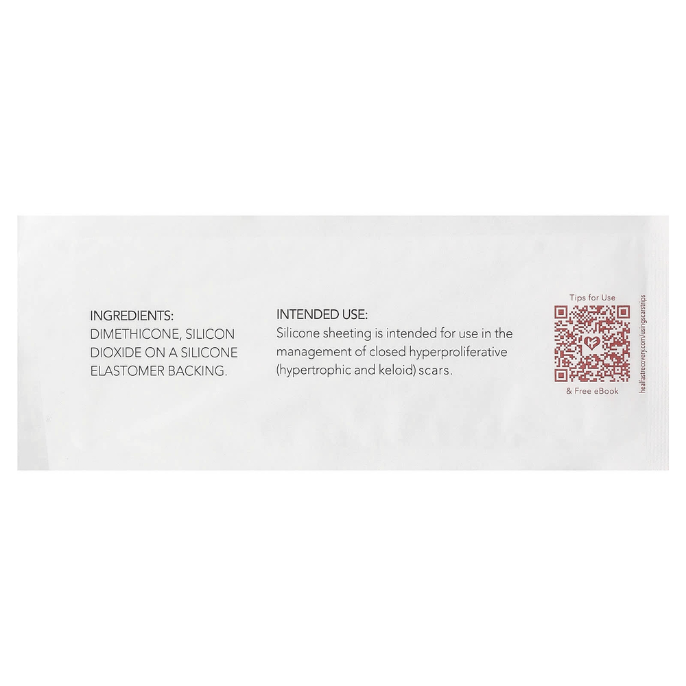 HealFast, 100% силиконовые полоски от шрамов, 5 многоразовых шт.