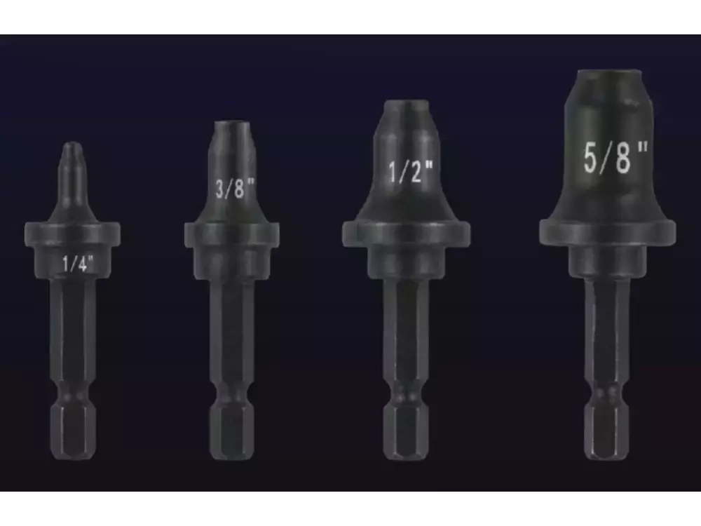Super Stars ST-E900F - 1/4", 3/8", 1/2", 5/8" набор насадок для развальцовки трубы