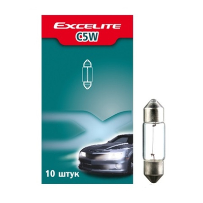 Лампа T10 C5W 5W 12V SV8,5-8 Excelite фестивальная