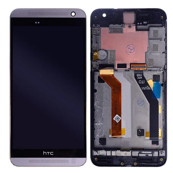 Дисплей для HTC One E9 в сборе с тачскрином и рамкой (Gold)