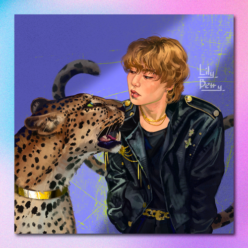 Арт принт / lily_betty_ / STRAY KIDS / Чонин #3