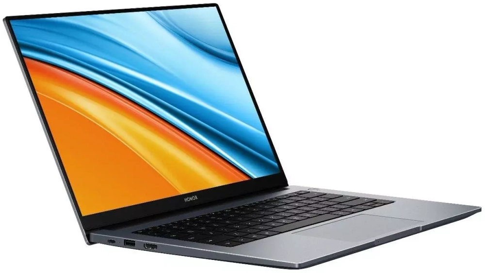 Ноутбук 14" Honor MagicBook 14 AMD Ryzen 5 5500U/8Gb/512Gb SSD/14" FullHD/Win11 Серый (5301AFLS)