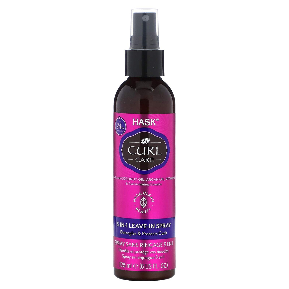 Hask Beauty, Curl Care, несмываемый спрей 5 в 1, 175 мл (6 жидк. унц.)